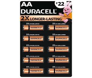 BATTERIES AA (Duracell)